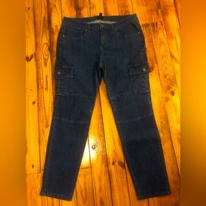 Gili Skinny Stretch Cargo Jeans - size 12